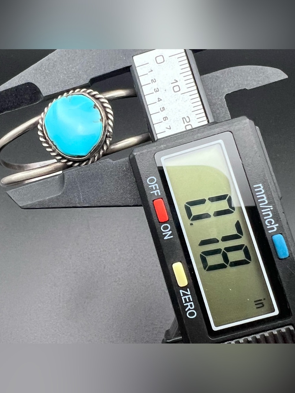 Native American Turquoise Cuff - Picture 8 of 8